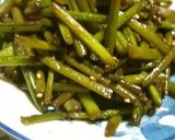 サツマイモの「茎」のきんぴら作り方4写真