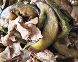 なすといえばコレ☆ゴーヤと豚肉の生姜焼き作り方10写真