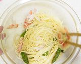 かにかまで冷製レモンパスタ作り方4写真