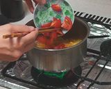 夏にこそおいしい！トマト酸辣湯作り方4写真