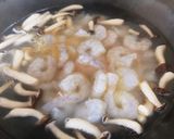簡単!オカヒジキ入り海老玉の甘酢餡かけ♪作り方6写真