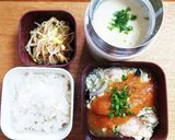 簡単!オカヒジキ入り海老玉の甘酢餡かけ♪作り方12写真