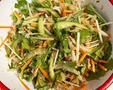 水菜と切り干し大根の中華風サラダ作り方6写真