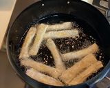 みんな大好き！チーズのワンタン揚げ作り方6写真