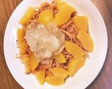 桃とトマトの冷製パスタ作り方5写真