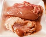 ザクッとジュワッと鶏むねからあげ作り方1写真