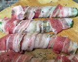 キュウリの肉巻きバターポン酢焼き作り方1写真