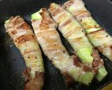 キュウリの肉巻きバターポン酢焼き作り方3写真