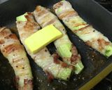キュウリの肉巻きバターポン酢焼き作り方4写真