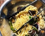 茄子とツナとピーマンあっさり味和風パスタ作り方2写真