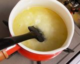 鶏ガラのお粥作り方3写真