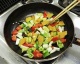 夏野菜ソテーの甘酢かけ作り方4写真