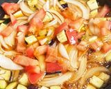なすといえばコレ！茄子とトマトの卵丼作り方1写真