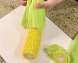 【楽めし】とうもろこしはレンジで5分作り方2写真