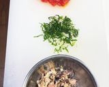 劇ウマ！ぶっかけそうめん/トマト.鯖缶作り方1写真