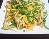 ピーマンとたけのこと搾菜のピリ辛炒め作り方3写真