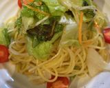 簡単　冷製和風パスタ作り方5写真