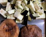 ナスと椎茸のわさび茶漬け♪簡単♪サッパリ作り方1写真