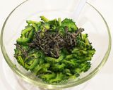レンジで常備菜☆ゴーヤの佃煮風作り方4写真