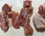 鶏モモの醤油麹やき作り方1写真