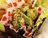オクラインゲン(野菜)の胡麻和え作り方9写真