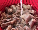 牛すじごぼう煮込み作り方2写真