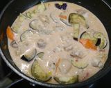 ピリ辛が最高！茄子もものトマトクリーム煮作り方4写真