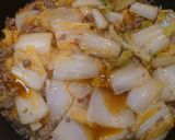 簡単☆豚ひき肉と白菜のピリ辛あんかけ丼♩作り方5写真