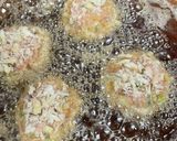 これは旨い☆ズッキーニ、水菜の豚肉バーグ作り方5写真