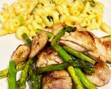 鳥もも肉とアスパラのレモンバター炒め作り方4写真