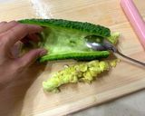 ゴーヤフライ☆魚肉ソーセージ巻き作り方1写真
