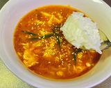 ピリ辛が最高・燃え燃えスープ作り方12写真