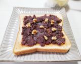 ピーナッツバターとあんこのトースト作り方4写真