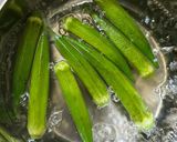 オクラと砂肝の香味炒め作り方4写真