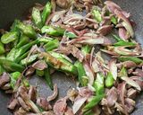 オクラと砂肝の香味炒め作り方10写真