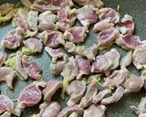 オクラと砂肝の香味炒め作り方9写真
