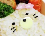キャラ弁☆玄米で！すみっコねこ弁当☆作り方2写真