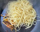 ピリ辛が最高　ネギ辣油パスタ作り方3写真