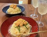☆塩水ウニの冷製パスタ☆作り方4写真
