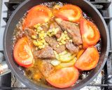 牛肉とトマトのさっぱり煮作り方5写真