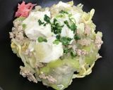 沖縄風☆豆腐とひき肉のあんかけご飯作り方7写真