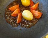 自炊飯 畳み豚バラとなすとトマト照り焼き作り方4写真