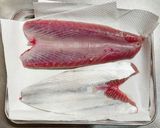 韓国風！？鰹のハラモのピリ辛・ステーキ作り方1写真