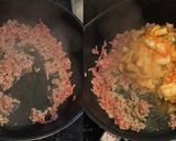 キムチと豆腐と豆苗と卵のスープ作り方2写真