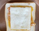 ベーコン卵チーズトースト作り方4写真