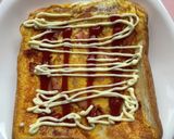 ベーコン卵チーズトースト作り方7写真