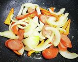 辛口ナポリタン作り方4写真