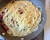 パンチェッタで作る！本格濃厚カルボナーラ作り方5写真