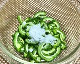ゴーヤーのカレー豚みそ作り方1写真
