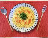 明太子とイクラの和風パスタ作り方2写真